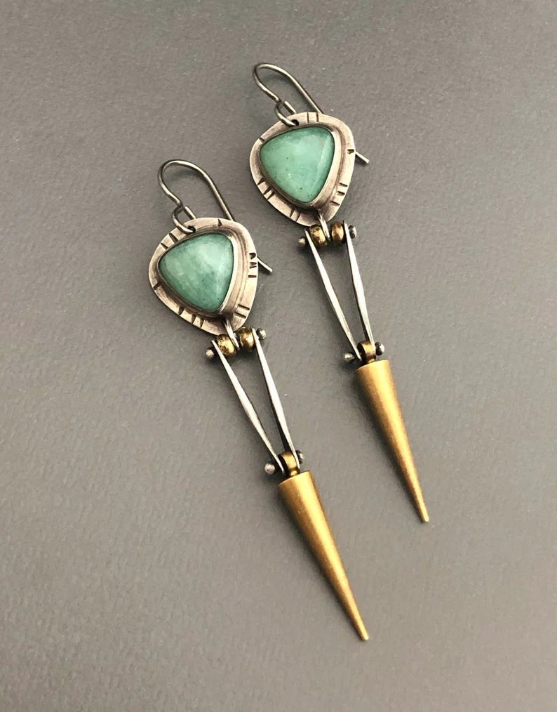 Boho Resin Stone Earrings