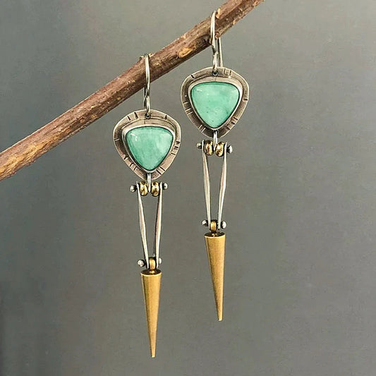 Boho Resin Stone Earrings