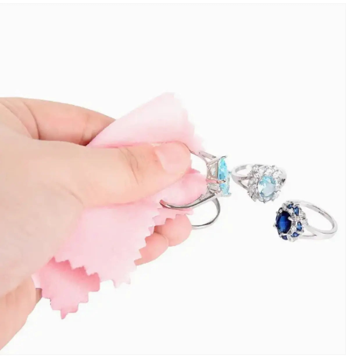 Claire's premium jewelry cleaning wipes - 50 pieces for a radiant shine Claire