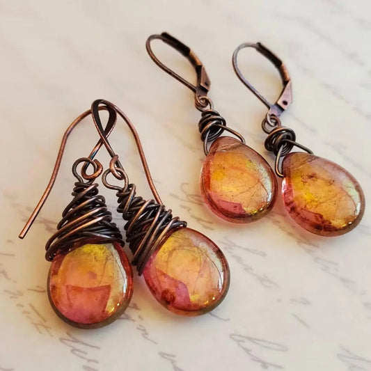 Vintage Firefly Earrings Unique Joyas
