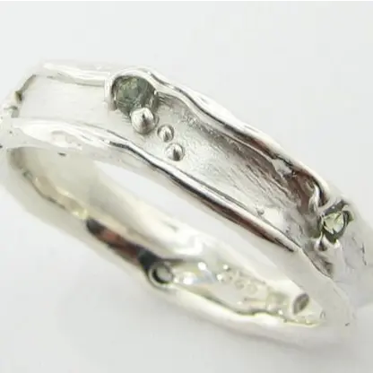 Vintage Silver Ring Unique Joyas